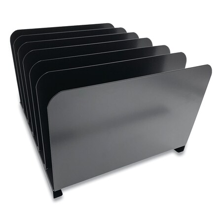 Huron Organizer Vertical 6 Slot, Black Steel